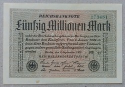 Németország 50 millió Márka 1923 XF