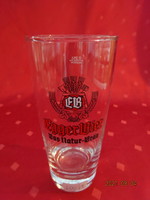 Egger Bier sörös pohár, 1/4 literes, magassága 14 cm. Vanneki.