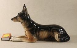 Nagyméretű porcelán német- juhász kutya 147