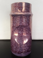 Ritka  Hollóházi lila márványos lüsztermázas váza
