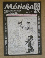 2 darab régi újság - Móricka - Pikáns humorlap (1997. október 23. és 1997. október 2.)