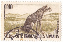 Francia Szomáliföld forgalmi bélyeg 1958
