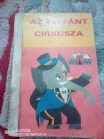 Az elefánt cirkusza 3D-s mesekönyv 1967-ből
