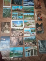 Különleges 22 darabos képeslap gyűjtemény az 1970-es évekből