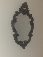 Barokk fa keretes tükör