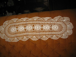 Crochet tablecloth 62 x 22 cm