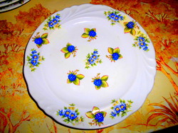 Hollóházi porcelán tányér -szeder mintával