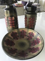 Retro German ceramic set, VEB Handelsleben Keramik