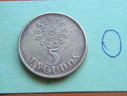PORTUGÁLIA 5 ESCUDOS 1991 incm, Nikkel-sárgaréz #O