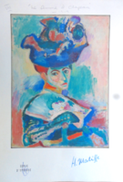 Henri Matisse- Nő kalapban - árfelező leárazáskor nincs!