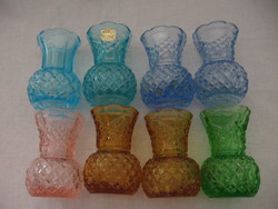 Bohemia retro vegyes színes ibolyás vázák