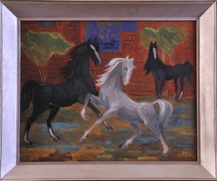Klie Zoltán (1897-1992): Játszó lovak