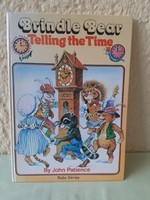 Angol nyelvű maci mesekönyv Brindle Bear Telling The Time