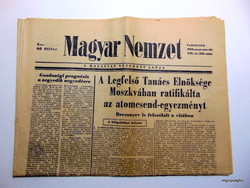 1963 szeptember 26  /  Magyar Nemzet  /  50 éves lettem :-) Ssz.:  19328