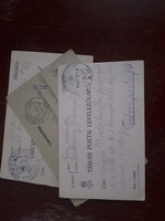3 db első világháborús tábori postai levelezőlap