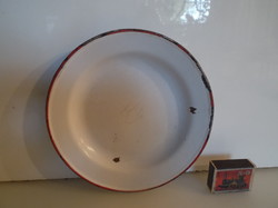 Plate - 20 cm - marked - old - enamelled - 20 cm