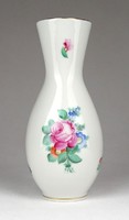 1F602 Virág mintás Herendi porcelán váza 15 cm