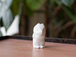Herendi miniatűr bagoly figura - mini porcelán