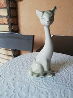tündéri porcelán cica lány 12,5 cm