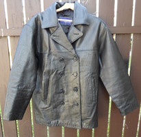 Men's leather jacket, jacket 4. (Enrico gorlani, black)
