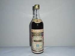 Retro Márka Vermouth Aperitif ital üveg palack - 1980-as évből, Budafok Promontor - bontatlan ritka
