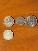 Vegyes tartású külföldi pénzérmék