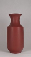 1F752 Barna mázas retro kerámia váza 25.5 cm