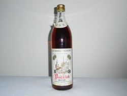Retro Budafok Brandy ital üveg palack - Buliv gyártó, 1986-os, bontatlan, ritkaság