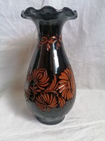 Hódmezővásárhelyi kerámia váza (Kis Zoltán jelzéssel)