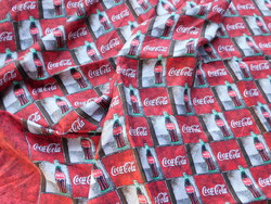 Vintage tiszta selyem Coca Cola kendő