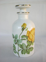 Sárga rózsás porcelán palac habfürdő tartó