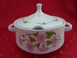 Lowland porcelain soup bowl with dawn pattern. He has! Jókai.