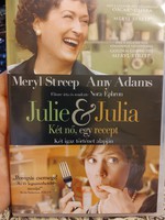JULIE & JULIA. KÉT NŐ, EGY RECEPT. Két igaz történet alapján DVD makulátlan+receptfüzet