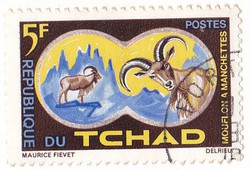 Csád emlékbélyeg 1965