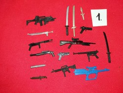 Soldier, warrior action g.I joe star wars and other figures weapon pack in one pictures 1