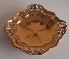 Art Nouveau copper bowl, tray, centerpiece, argentor