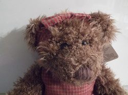 Teddy bear - russ - new - 23 x 16 cm - with label - little girl teddy bear