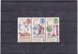 Khor fakkan commemorative stamps 1965