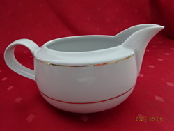 Alföldi porcelán szószos  kiöntő arany csíkkal, hossza 18,5 cm. Vanneki!