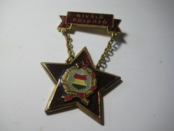 Excellent worker, honors, fire enamel