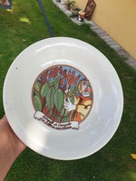 Porcelán festett olasz tányér eladó