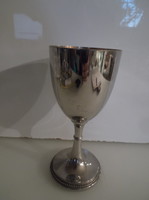 Silver-plated - gilded - cup - 16 x 7 cm - flawless