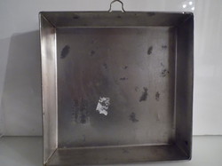 Baking tin - English - marked - 26 x 26 x 5 cm - can be hung on the wall - retro - nice condition