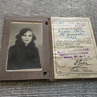 Magyar Királyi Államvasutak- arcképes igazolvány 1937-ből eladó