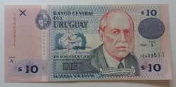 Uruguay 10 pesos 1998 unc