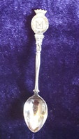 Silver-plated decorative spoon