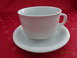 Alföldi porcelán teáscsésze + alátét, fehér színű. Vanneki!