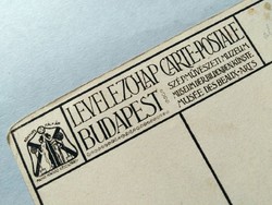 Könyves Kálmán Műkiadó Rt. szecessziós postatiszta levelezőlap, 1905 körül