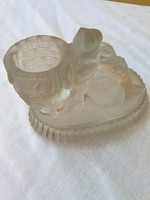 Antique glass ashtray, table ornament for sale!