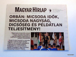 August 21, 2020 / Hungarian newspaper / daily newspapers no .: 19362